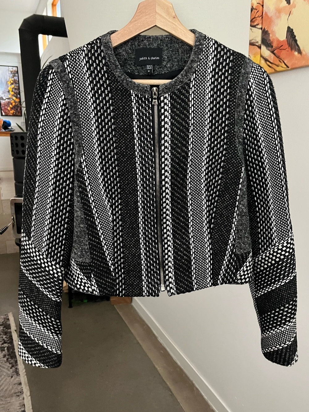 Judith & Charles Zip Up Blazer